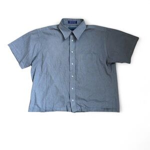 Gray Blue button-up shirt, Size L